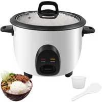 OZAVO Reiskocher OZRC-10 1L Warmhaltefunktion Mit Messbecher und Löffel, 400 W, Mini Schnellkochtopf klein reiskocher rice cooker