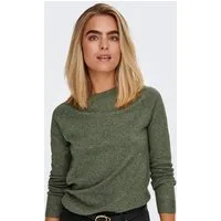 ONLY Rundhalspullover ONLRICA LIFE L/S PULLOVER KNT NOOS Materialmix, regular fit