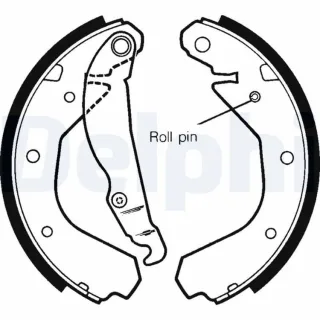 Delphi Bremsbacken hinten Opel Corsa Kadett