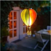Northpoint LED Gartenleuchte Heißluftballon Windlicht Außenbereich Garten