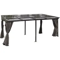 Jet-Line Pavillon Pavillon Gartenpavillon 3x4,8m Ralimon anthrazit A