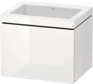Duravit L-Cube c-bonded Set wandhängend Weiß Hochglanz 600x480x500 mm - LC6916N2222 LC6916N2222