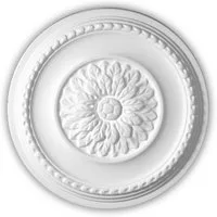 Homestar Decken-Rosette Rosa, Ø = 37 cm, perfekte Akzente für Ihre Wohn- und Geschäftsräume
