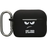 kwmobile Kopfhörer-Schutzhülle Design Schutzhülle für Apple Airpods Pro 3 Hülle, TPU Silikon Case für Kopfhörer Ladecase stoßfestes Cover mit Karabiner