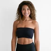 cfab (creamy fabrics) Bandeau-BH Bandeau-BH-Schwarz-XS (1-tlg)