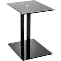 HAKU Beistelltisch Sofatisch, Wohnzimmertisch (1-St), rechteckig - aus Metall Schwarz B/T/H 45/35/50 cm