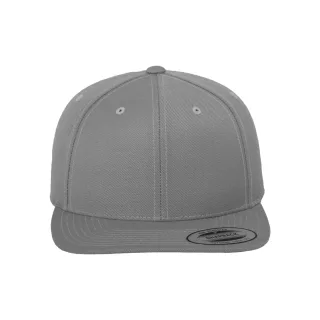 Flexfit - "Classic" Snapback Mütze für Herren/Damen Unisex (Silber)