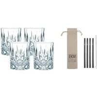 Nachtmann Whiskyglas Nachtmann Whiskybecher 4-er Set Noblesse 0089207