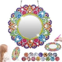 Zaewry Kreativset Basteln Diamond Painting Spiegel Bastelset Geschenk, (1-tlg)