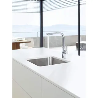Hansa Hansaronda Comfort Küchenarmatur 54912273 verchromt, Auslauf 217 mm, mit Geschirrbrause