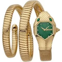 Just Cavalli Time Quarzuhr Serpente doppio JC1L168M0045, Damenuhr, Armbanduhr, Edelstahlarmband