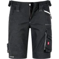 Engelbert Strauss Shorts Damen Arbeitsshorts e.s. motion 2020 Schwarz – Workwear-Short Flexbelt-Bund