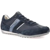 Geox U WELLS C Sneaker Casual Schuh, Schnürschuh mit Logoverzierung