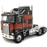 ixo Models Modellauto Kenworth K 100 Aerodyne Zugmaschine 1976 schwarz rot, Maßstab 1:43