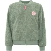 Zwillingsherz Bomberjacke Teddy Bomberjacke "Smile / Good Vibes" Seitliche Taschen
