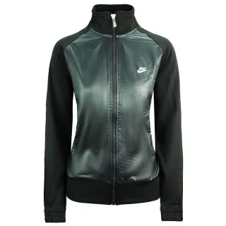 Schwarze Trainingsjacke mit Nike-Logo für Damen