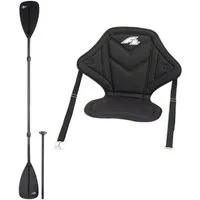 F2 F2 SUP Set aus Kajak Paddel Alu 4 teilig + bequemem Kajak Sitz 2024/25 SUP-Paddel