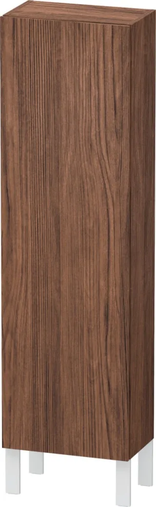 Duravit L-Cube Halbhochschrank Nussbaum dunkel Matt 400x243x1320 mm - LC1168L2121 LC1168L2121