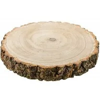 CHAKS Rindenscheiben Holzscheibe 26cm Durchmesser