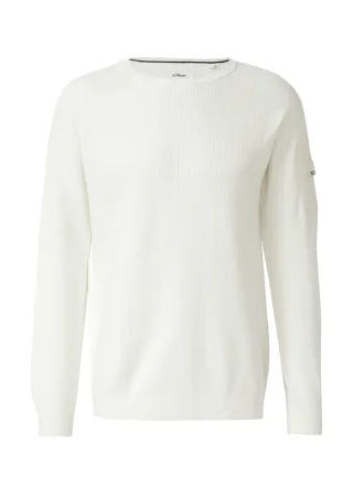 s.Oliver - Strickpullover creme - Gr. - XL