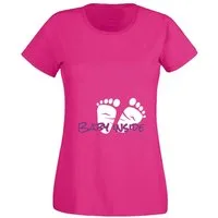 G-graphics T-Shirt Baby inside Slim-fit- Damen T-Shirt mit Statement / Spruch als Frontprint