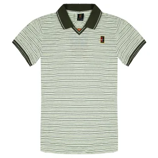 Nike Dri-Fit Striped Polo-Hemd Kurzarm Womens Tennis Sport Top 240723 100