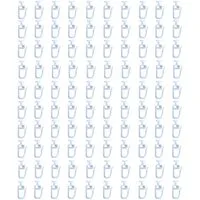 Garduna Gardinengleiter Universalgleiter, Innenlaufsysteme Vorhangschienen, (Set, 100-St., 100)