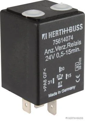 HERTH&BUSS Zeitrelais, 15 A, 5 pins - 75614074