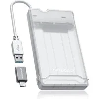 GRAUGEAR Festplatten-Gehäuse Externes Gehäuse für 2,5“ SATA SSD HDD, Festplatten Gehäuse für 2,5 Zoll, USB C Adapter, USB 3.0, werkzeuglos