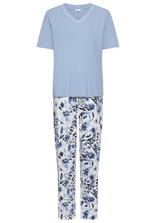 LASCANA - LASCANA LAS PJ luxurious nights flower aop - Gr. - 34