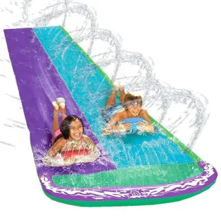 Wasserrutschmatte, Mehrfarbig, Kunststoff, 145x480 cm, Freizeit, Pools und Wasserspaß, Stand Up Paddle