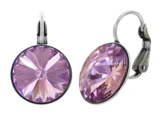 konplott - Ohrringe - Rivoli pink/silver