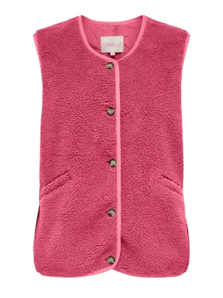 ONLY - ONLBABY TEDDY VEST PNT Pink Lemonade - Gr. - M