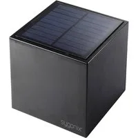 Sygonix Außen-Deckenleuchte Solar Wandleuchte SY-5499356, Akkubetrieb, Mit Schalter, Lichtaustritt nach unten