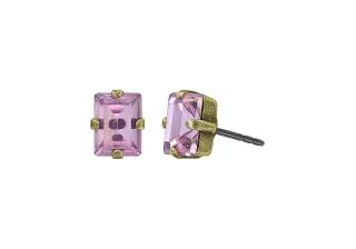 konplott - Ohrstecker violet