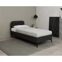 Homesy Polsterbett MAVILO Elegantes und modernes Polsterbett 120cm 100cm 90cm, Ideal für moderne, minimalistische oder klassische Schlafzimmer