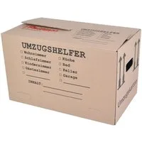 BURI Karton Umzugskarton bedruckt 59x34x35cm Traglast bis 30kg Aufbewahrung Kiste