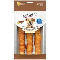 Dokas Kaurolle mit Hühnerbrust Medium 150 g, Snack für: Hund