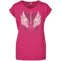 Youth Designz Print-Shirt "Gitarre mit Flügel" Damen T-Shirt Statement Geschenk Frauen Motiv mit stylischen Aufdruck für Frauen