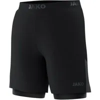 Jako Trainingshose 2-in-1 Power Short (1-tlg) Kordelzug