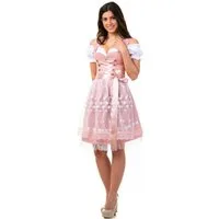 Trachtl Dirndl DIRNDL TRACHTENKLEID DAMEN SARAH IN ROSA 3.TLG