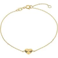 CHRIST Goldarmband CHRIST Damen-Armband 375er Gelbgold Herz, modern