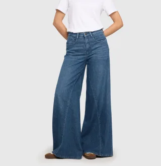 MAC - MAC JEANS - WIDE, authentic cotton tencel blau - Gr. - 40/32