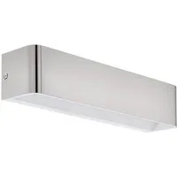 EGLO Wandleuchte SANIA 4, LED fest integriert, Warmweiß, Wohnzimmer, Esszimmer, Flur, minimalistisch, indirektes Licht,36,5x8cm