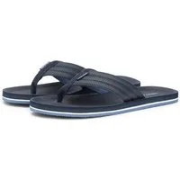 Tommy Hilfiger COMFORT PADDED PERF BEACH SANDAL Zehentrenner Sommerschuh, Strandschuh mit modischer Ziersteppung