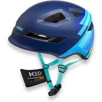 KED Kinderfahrradhelm POP Kinderhelm, Leicht Mit 8 Belüftungsöffnungen, MIPS Schutz, LED-Rücklicht