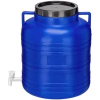 Garronda Regentonne 60 L BPA-freies Fass mit Deckel und Hahn Weithalsfass GD-0090, Blau, 60 l, (1-tlg), BPA-Frei