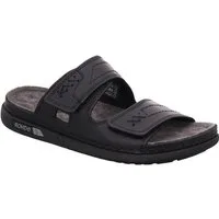 Rohde CENTO Pantolette Sommerschuh, Hausschuh mit zwei praktischen Klettverschlüssen