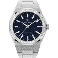 Paul Rich Quarzuhr Paul Rich PR-46706 Herrenuhr Moissanite Frosted Star Dust II Silver 43 Paul Rich PR-46706 Herrenuhr Moissanite Frosted Star Dust II Silver 43mm 5ATM