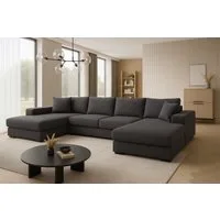 A&J MöbelLand GmbH Ecksofa VIENA 328x182 cm mit Schlaffunktion, Bonellfederkern und Bettkasten, TOP ANGEBOT!